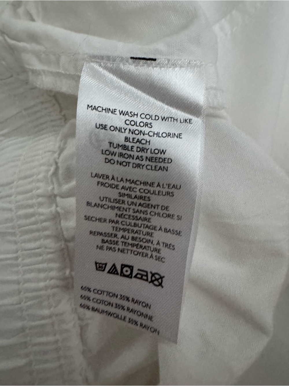 Free People Saylor Poplin Pull-On Shorts White Size Large NWOT - Picture 6 of 6